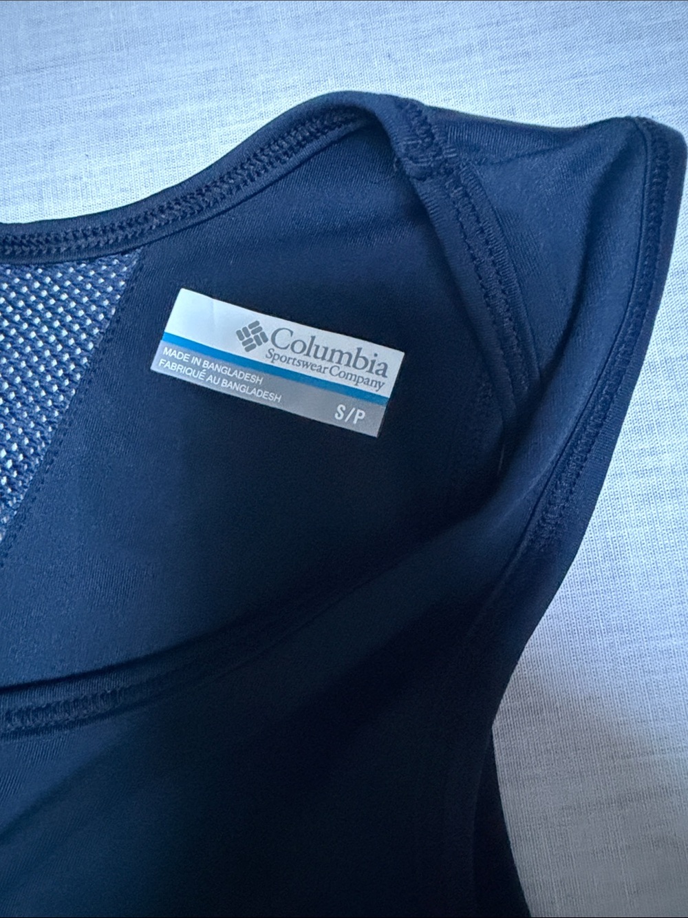 Columbia PFG Athletic Tank Dress Navy Active Sz S - Picture 7 of 9